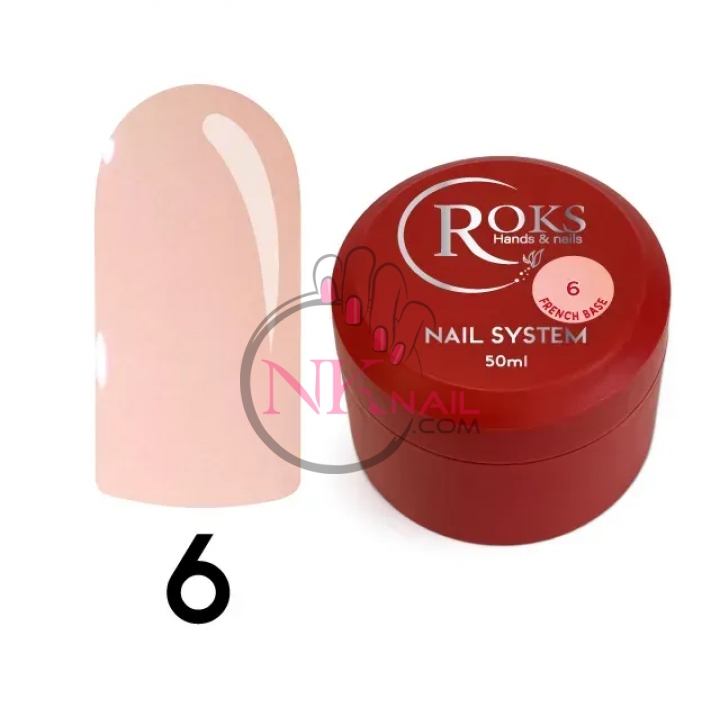 База French Rubber Base Roks 50 ml №06R TPO free